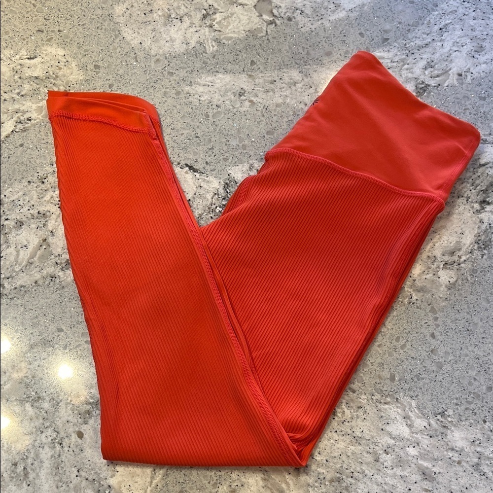 Athleta ATHLETA Orange Women's Track Pants Leggings Size M